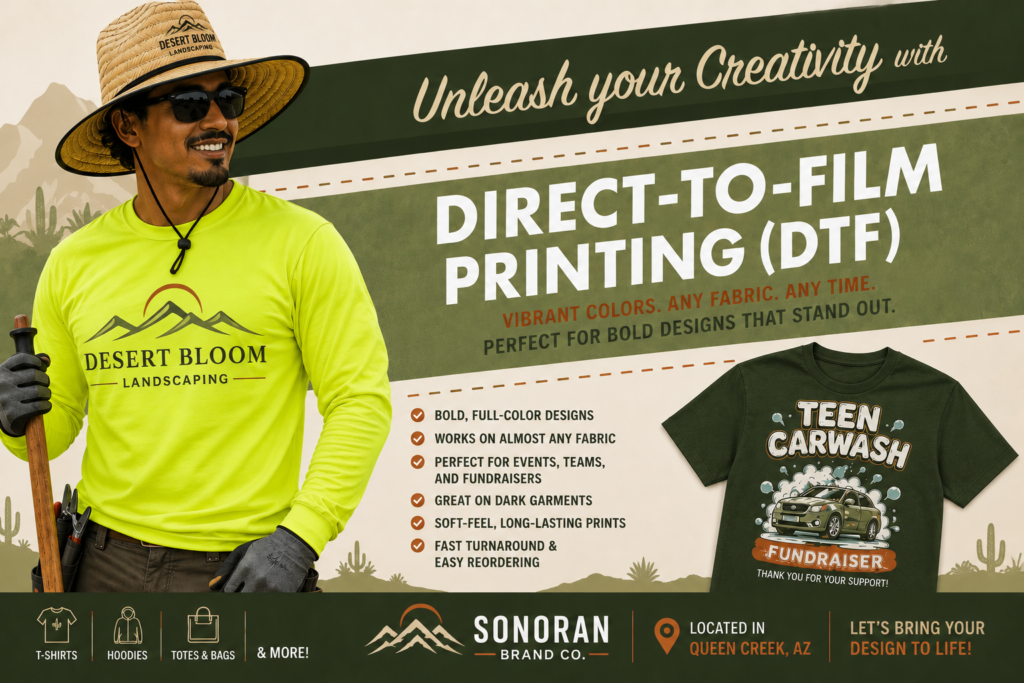 DTF Printing at Sonoran Brand Co.